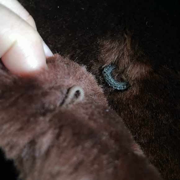 VINTAGE DE MAR'S CICERO,ILL BROWN FAUX FUR SHORT COAT - Picture 6 of 8